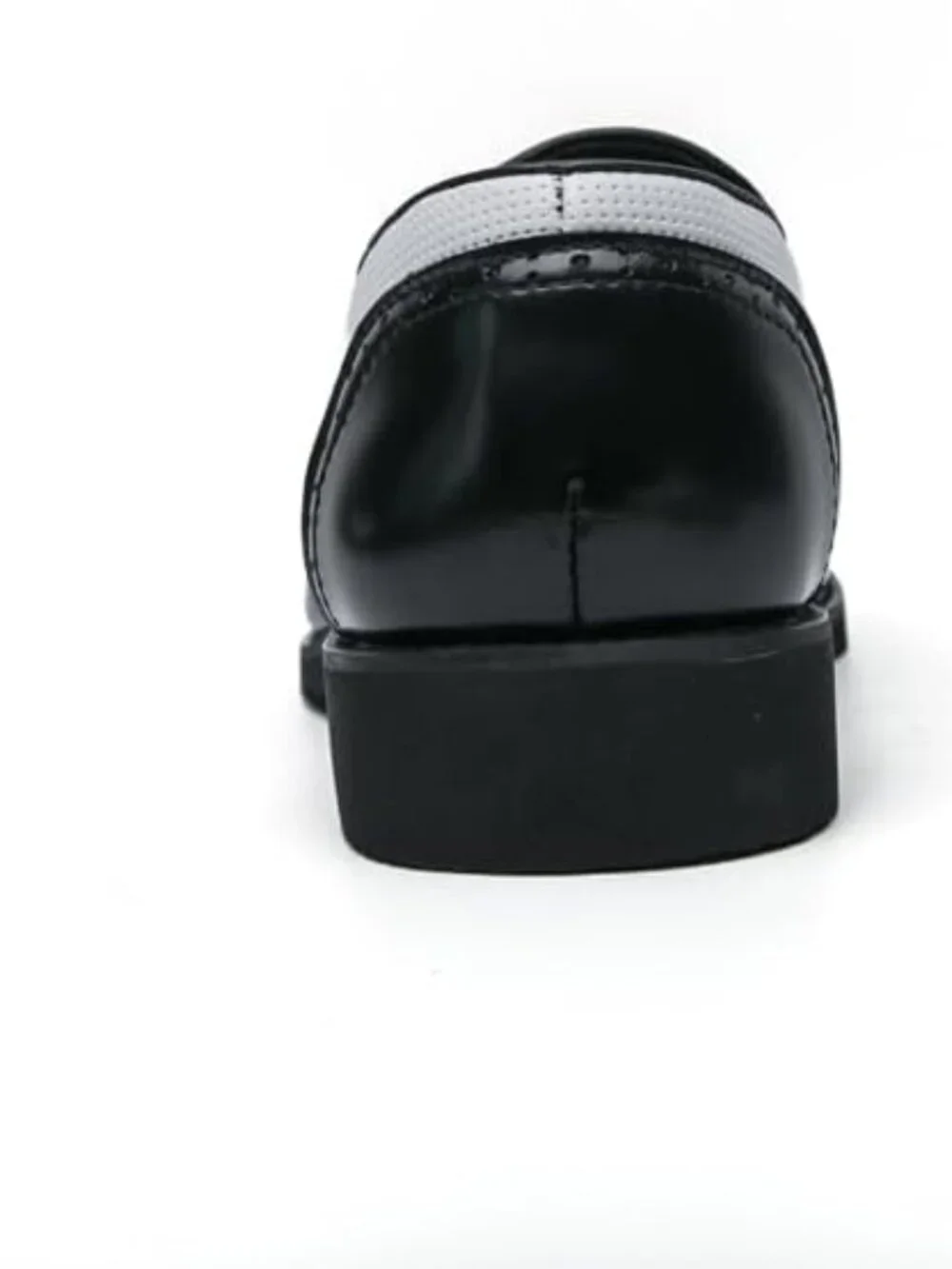 Men's Black White Penny Loafers With Tassels Casual Dress Shoes Loafers Slip On
